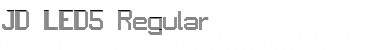 Download JD LED5 Font Download JD LED5 Font
