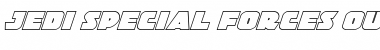 Download Jedi Special Forces Outline Italic Font Download Jedi Special Forces Outline Italic Font