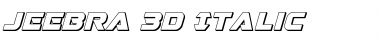 Download Jeebra 3D Italic Font Download Jeebra 3D Italic Font