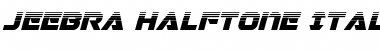 Download Jeebra Halftone Italic Font Download Jeebra Halftone Italic Font