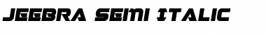 Download Jeebra Semi-Italic Font Download Jeebra Semi-Italic Font