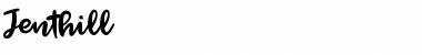 Download Jenthill Font Download Jenthill Font