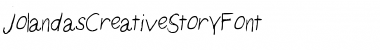 Download JolandasCreativeStoryFont Font Download JolandasCreativeStoryFont Font