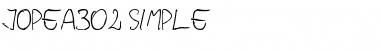 Download jopea302 Simple Font Download jopea302 Simple Font