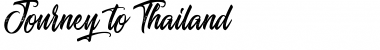 Download Journey to Thailand Font Download Journey to Thailand Font