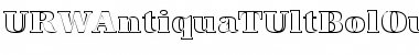Download URWAntiquaTUltBolOu1 Font Download URWAntiquaTUltBolOu1 Font