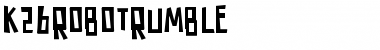 Download K26RobotRumble Font Download K26RobotRumble Font