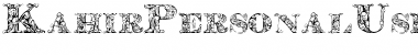 Download KahirPersonalUse Font Download KahirPersonalUse Font