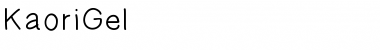 Download KaoriGel Font Download KaoriGel Font