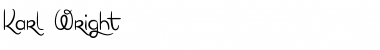 Download Karl Wright Font Download Karl Wright Font