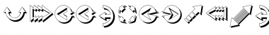 Download KArrowsShadow Font Download KArrowsShadow Font