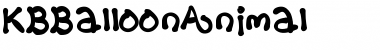 Download KBBalloonAnimal Font Download KBBalloonAnimal Font