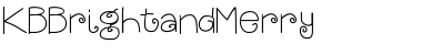 Download KBBrightandMerry Font Download KBBrightandMerry Font