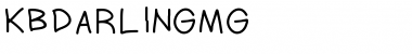 Download KBDARLINGMG Font Download KBDARLINGMG Font