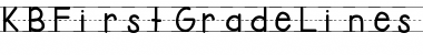 Download KBFirstGradeLines Font Download KBFirstGradeLines Font