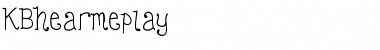 Download KBhearmeplay Font Download KBhearmeplay Font