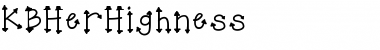 Download KBHerHighness Font Download KBHerHighness Font