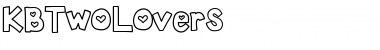 Download KBTwoLovers Font Download KBTwoLovers Font