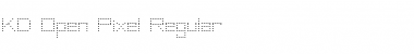 Download KD Open Pixel Font Download KD Open Pixel Font