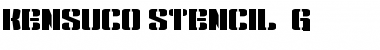 Download Kensuco Stencil__G Font Download Kensuco Stencil__G Font