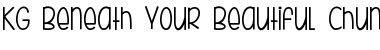 Download KG Beneath Your Beautiful Chunk Font Download KG Beneath Your Beautiful Chunk Font
