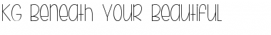 Download KG Beneath Your Beautiful Font Download KG Beneath Your Beautiful Font