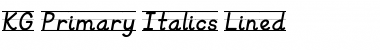 Download KG Primary Italics Lined Font Download KG Primary Italics Lined Font
