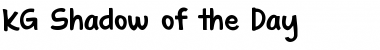 Download KG Shadow of the Day Font Download KG Shadow of the Day Font