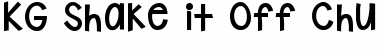 Download KG Shake it Off Chunky Font Download KG Shake it Off Chunky Font
