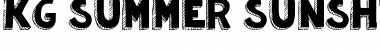 Download KG Summer Sunshine Blackout Font Download KG Summer Sunshine Blackout Font