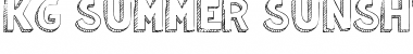 Download KG Summer Sunshine Font Download KG Summer Sunshine Font