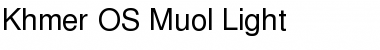 Khmer OS Muol Light Regular Font