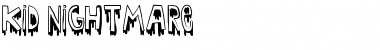 Download Kid nightmare Font Download Kid nightmare Font