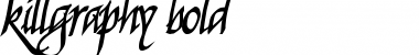 Download Killgraphy Bold Font Download Killgraphy Bold Font
