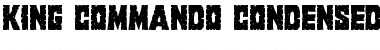 Download King Commando Condensed Font Download King Commando Condensed Font
