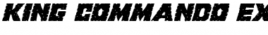 Download King Commando Expanded Italic Font Download King Commando Expanded Italic Font
