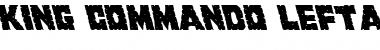 Download King Commando Leftalic Font Download King Commando Leftalic Font