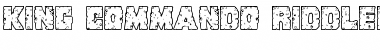 Download King Commando Riddled III Font Download King Commando Riddled III Font