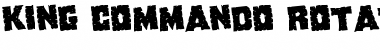 Download King Commando Rotate Font Download King Commando Rotate Font