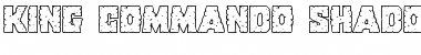 Download King Commando Shadow Font Download King Commando Shadow Font