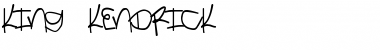 Download King Kendrick Font Download King Kendrick Font