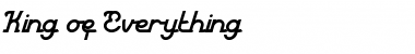 Download King of Everything Font Download King of Everything Font