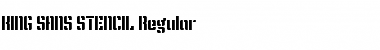 Download KING SANS STENCIL Font Download KING SANS STENCIL Font