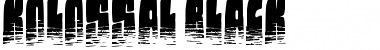 Download Kolossal black Font Download Kolossal black Font