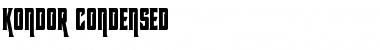 Download Kondor Condensed Font Download Kondor Condensed Font
