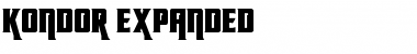 Download Kondor Expanded Font Download Kondor Expanded Font