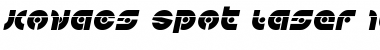 Download Kovacs Spot Laser Italic Font Download Kovacs Spot Laser Italic Font