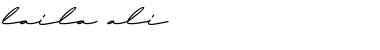 Download laila ali Font Download laila ali Font