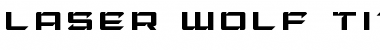 Download Laser Wolf Title Font Download Laser Wolf Title Font