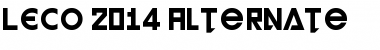 Download LECO 2014 Alternate Font Download LECO 2014 Alternate Font